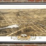 Vintage Map Of Naperville, Illinois 1869   Ted's Vintage Art   Printable Map Of Naperville Il