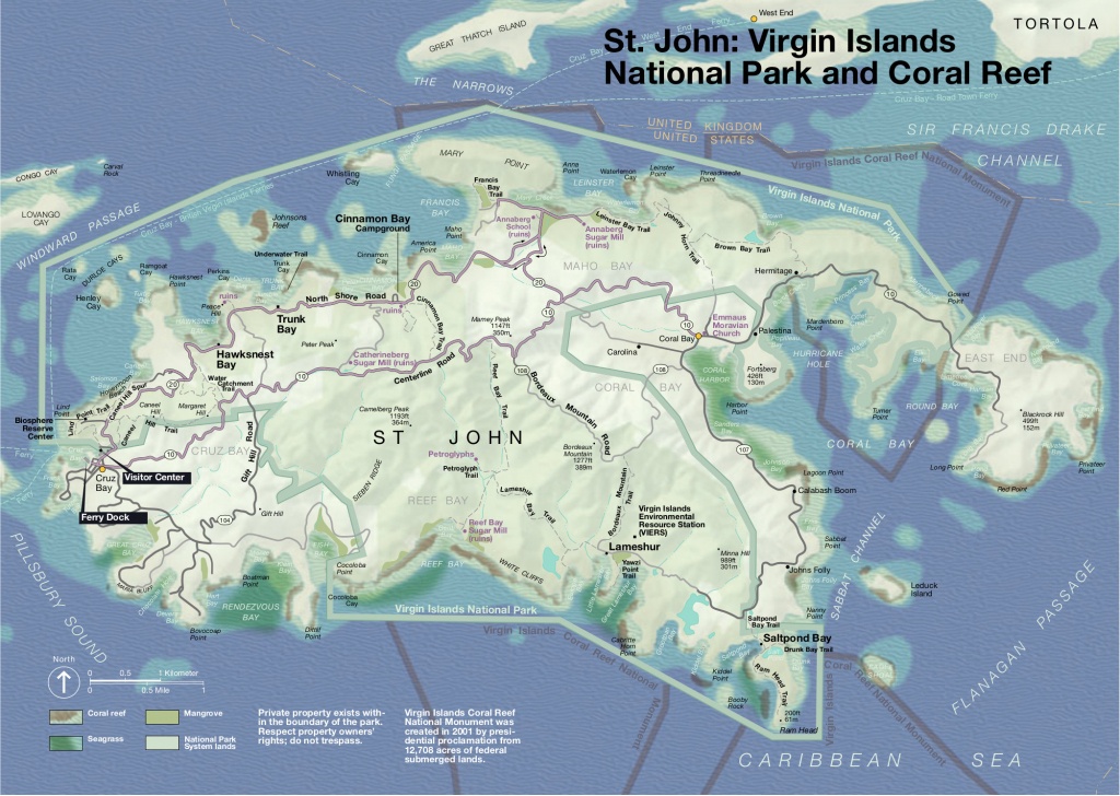 Virgin Islands Maps | Npmaps - Just Free Maps, Period. - Printable Map Of St John Usvi