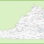 Virginia County Map   Virginia State Map Printable