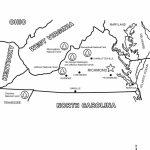 Virginia State Map Coloring Page | Free Printable Coloring Pages   Virginia State Map Printable