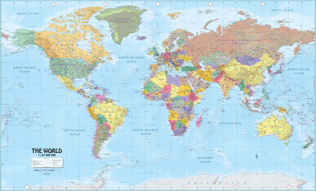 Wall Maps Of The World - National Geographic World Map Printable ...