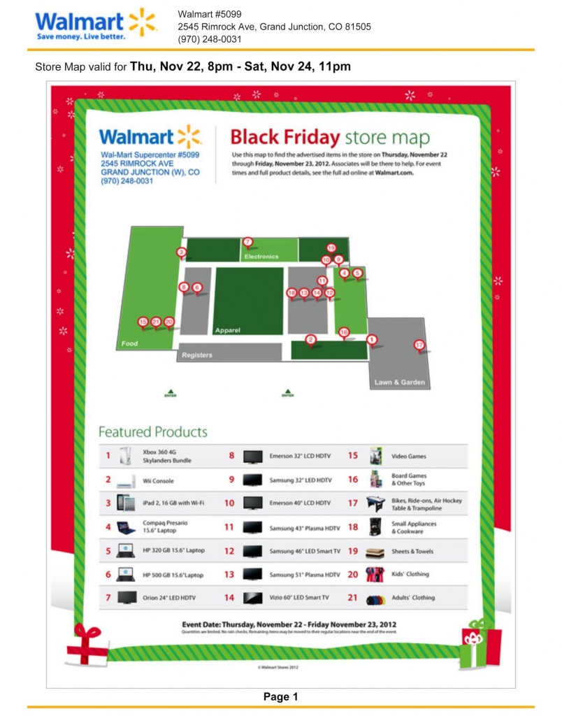 Walmart Black Friday Store Map - Printable Walmart Black Friday Map