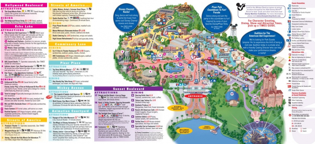 Walt Disney World Map 2014 Printable | Walt Disney World Park And - Printable Maps Of Disney World Parks