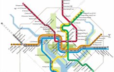 Washington, D.c. Subway Map | Rand - Washington Dc Subway Map Printable