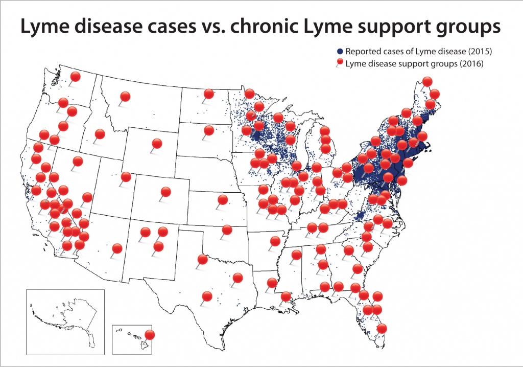 Washington: Lyme Cases Almost Non-Existent And Greatly Outnumbered - Lyme Disease In Florida Map