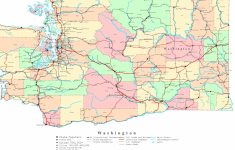 Washington Printable Map - Printable Map Of Seattle Area
