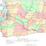 Washington Printable Map   Washington State Counties Map Printable