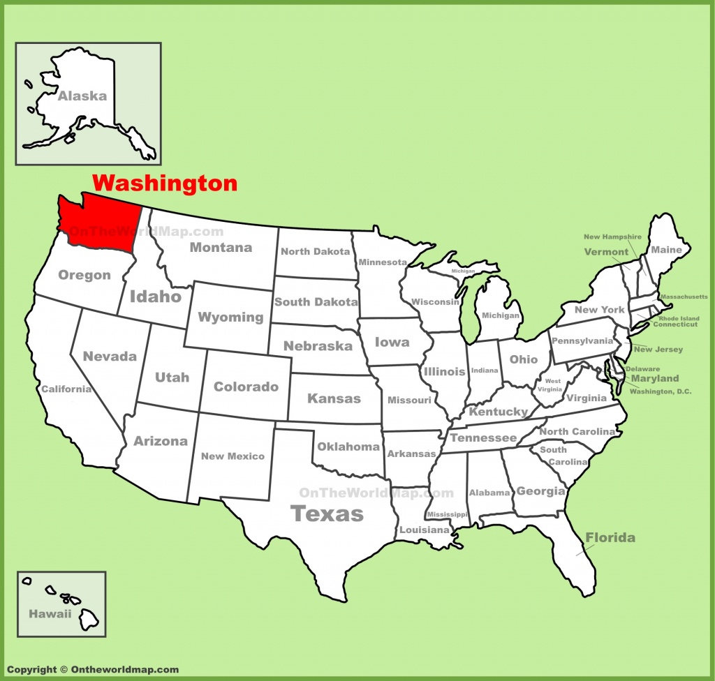 Washington State Maps | Usa | Maps Of Washington (Wa) - Free Printable Map Of Washington State