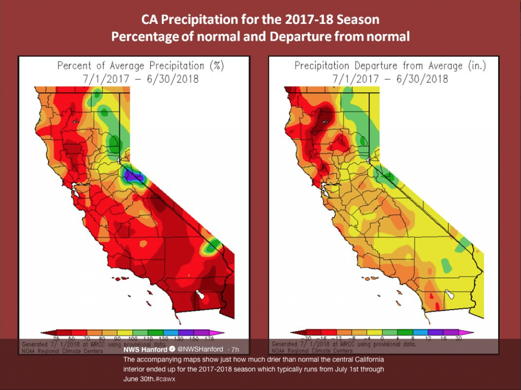 Weather &amp;amp; Forecast Maps Show Heat And Dry Weather In Past - Weather Heat Map California