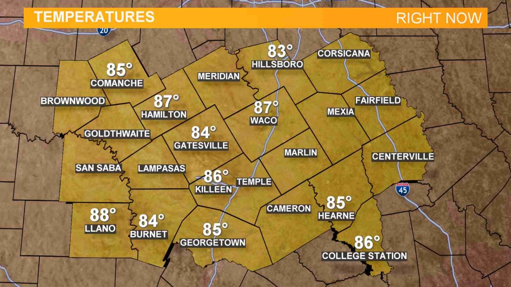 Weather Maps On Kcentv In Waco - Waco Texas Weather Map