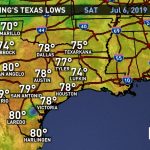 Weather Maps On Khou In Houston   Texas Weather Map Temps