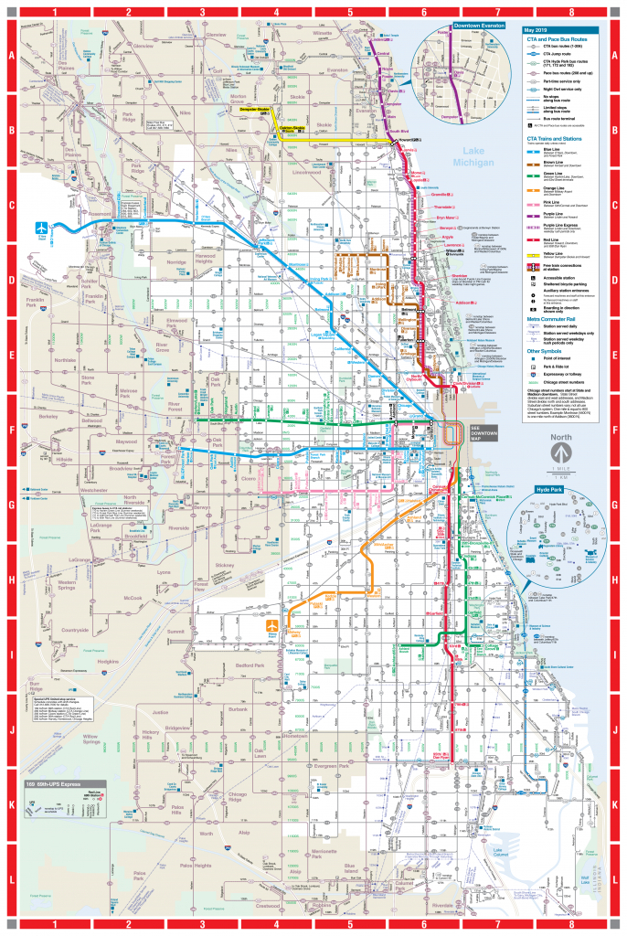 Web-Based System Map - Cta - Chicago Tourist Map Printable