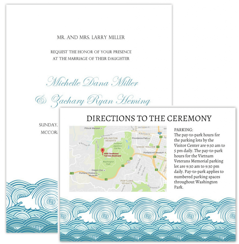 Wedding Invitation Maps - Maps For Invitations Free Printable