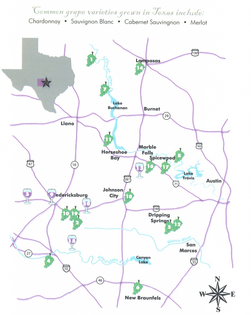 West Lake Beach/treehouse/wineries - Fredericksburg Texas Winery Map