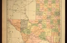 West Texas Map Of Texas Wall Art Decor Large Antique Western Wedding - Texas Map Wall Decor