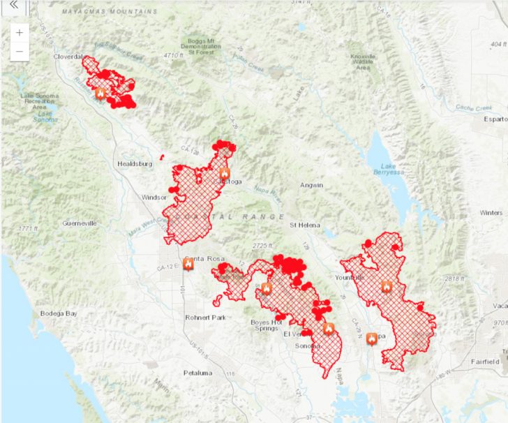 Fire Watch California Map