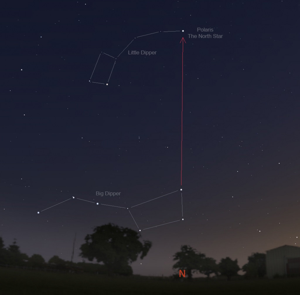 What&amp;#039;s Up In Tonight&amp;#039;s Sky – Beckstrom Observatory - Florida Night Sky Map