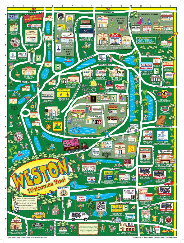 Where Is Weston Florida On The Map And Travel Information Download 