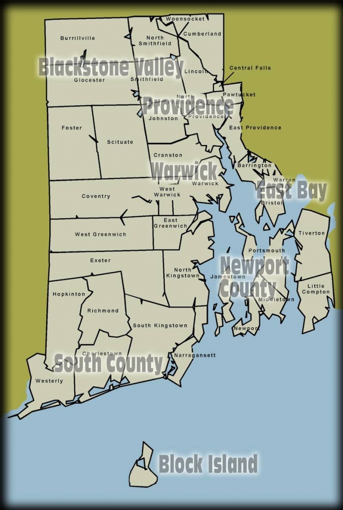 Printable Map Of Providence Ri