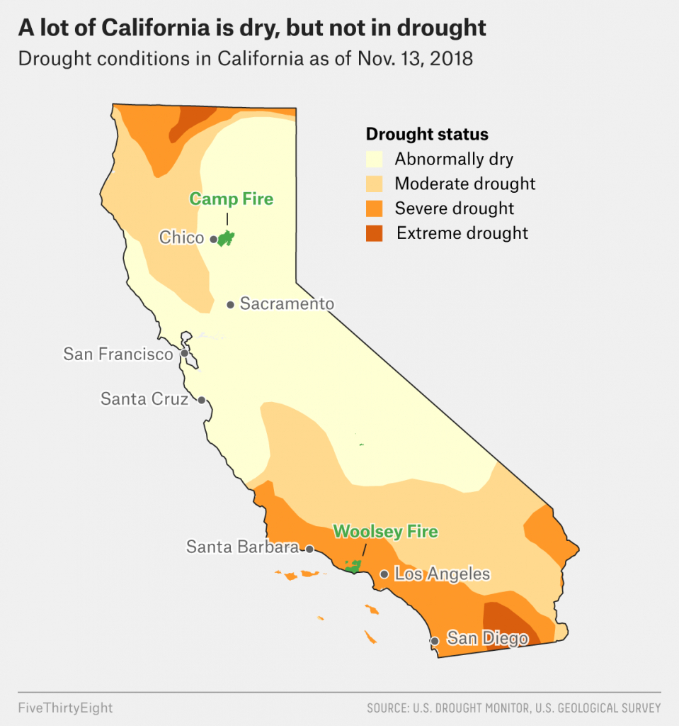 Why California&amp;#039;s Wildfires Are So Destructive, In 5 Charts - 2017 California Wildfires Map