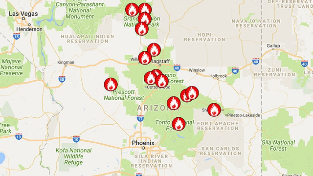 Wildfires In Arizona: See Where Fires Are Burning Across State - Abc News California Fires Map