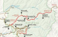Winter Road Closures - Yosemite National Park (U.s. National Park - California Road Closures Map