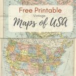 Wonderful Free Printable Vintage Maps To Download | Craft Ideas   Free Printable Maps
