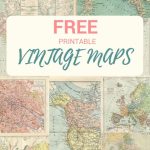 Wonderful Free Printable Vintage Maps To Download | Papercrafts   Printable Map Paper