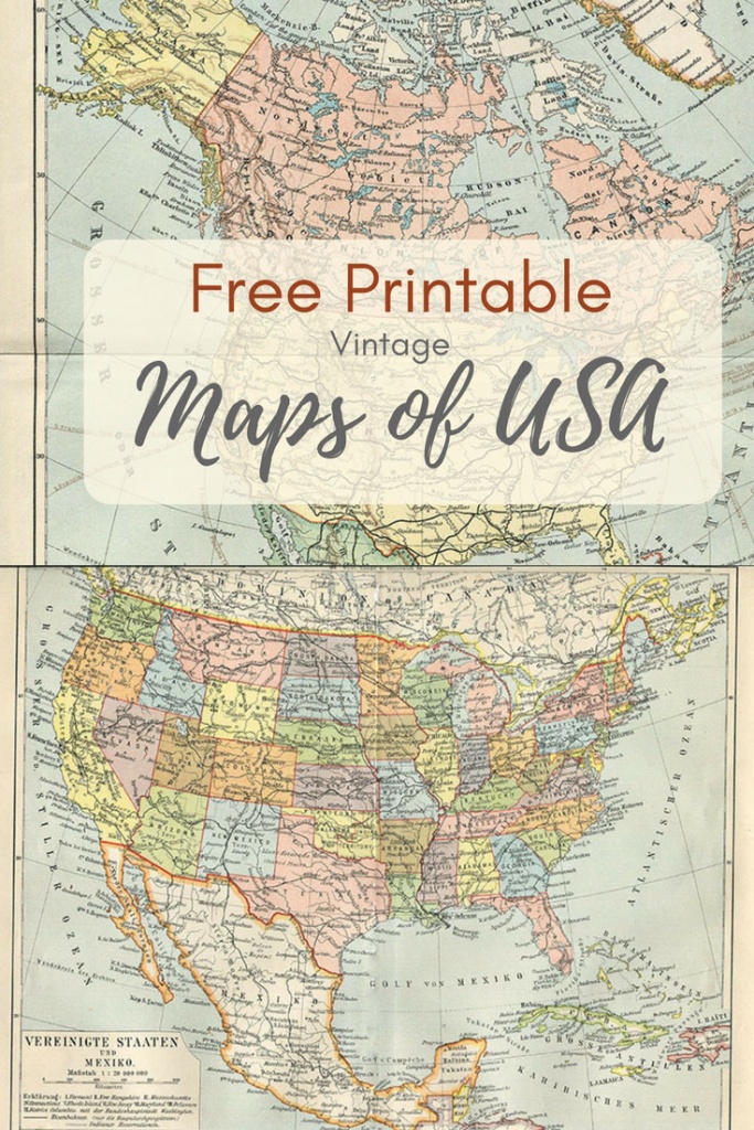 Wonderful Free Printable Vintage Maps To Download - Pillar Box Blue - Create Printable Map