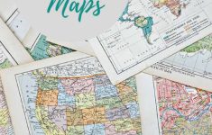 Wonderful Free Printable Vintage Maps To Download - Pillar Box Blue - Free Printable Maps