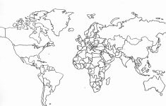 World Map Coloring Sheet 8092 Best Of Printable With Countries | Pc - Printable Blank World Map With Countries