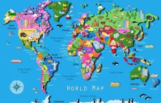 World Map Download Big Size Fresh World Map Kids Printable Valid - Printable World Map With Countries For Kids