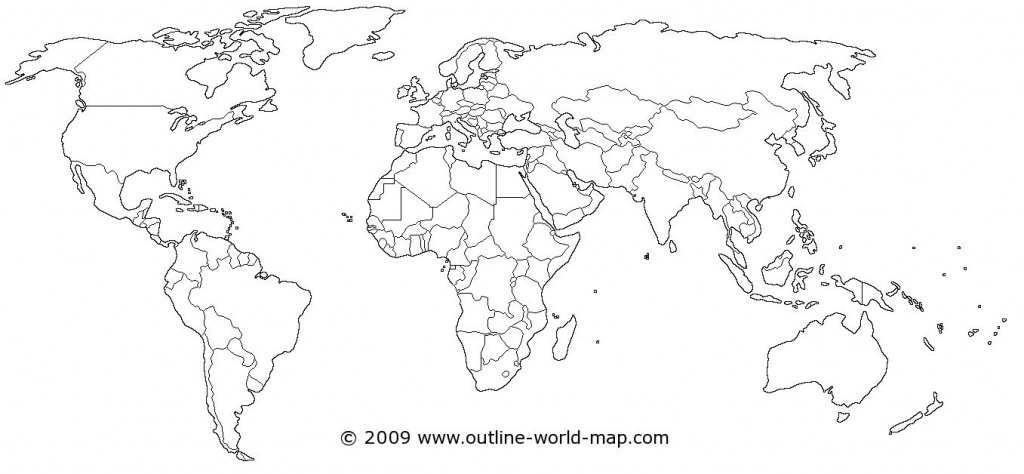 World Map | Dream House! | World Map Coloring Page, Blank World Map - Picture Of Map Of The World Printable