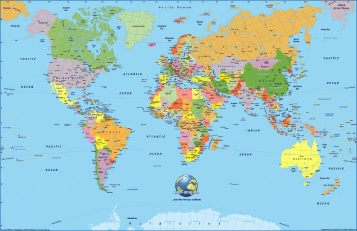 8.5 X 11 Printable World Map