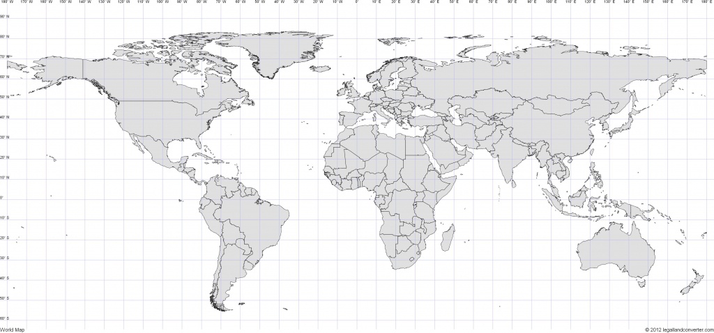 World Map Latitude Longitude | Education | World Map Latitude - Map Of World Latitude Longitude Printable