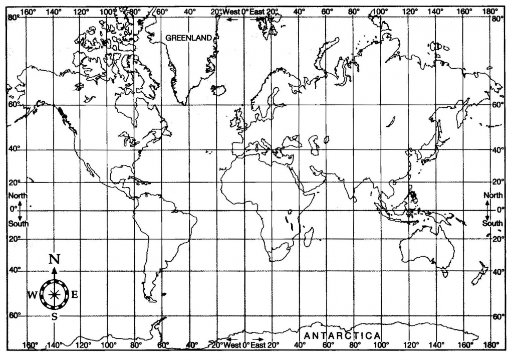 World Map Latitude Longitude Pdf Inspirationa With And | Bday - Map Of World Latitude Longitude Printable