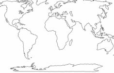 World Map Outline Free Copy Printable Tattoo Google At 1360×765 7 - Free Printable World Map Outline