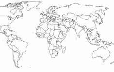 World Map Outline Printable For Kids And Travel Information - Printable ...