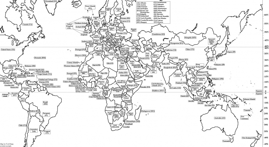 World Map Outline With Country Names Printable Archives New Black - Printable World Map With Countries Black And White