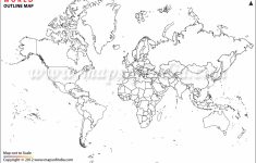 World Map Printable, Printable World Maps In Different Sizes - Free Printable World Map Outline
