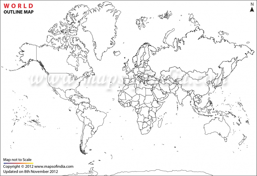 World Map Printable, Printable World Maps In Different Sizes - Outline Map Of Russia Printable