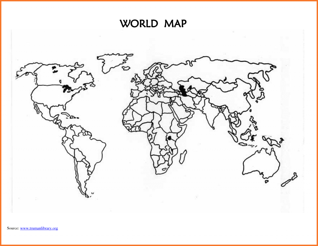 World-Map-Template-Printable-Blank-World-Map-Countries_294994 World - Printable Blank World Map For Kids