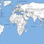 World Map With Continent Names And Ocean Nam 2018 Country Capitals   World Map With Capitals Printable