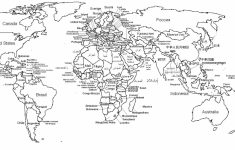 World Map With Country Names Printable New Map Africa Printable - Free Printable Black And White World Map With Countries Labeled