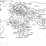 World Map With Country Names Printable New Map Africa Printable   Printable World Map With Countries Black And White