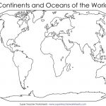 World Map Worksheet   Free Maps World Collection   Printable Blank World Map For Kids