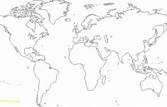 World Outline Map For Students Pdf New Blank Continents Inside - Continents Outline Map Printable