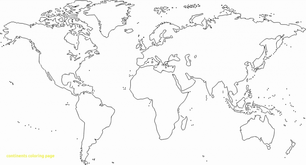 World Outline Map For Students Pdf New Blank Continents Inside - World Map Outline Printable Pdf