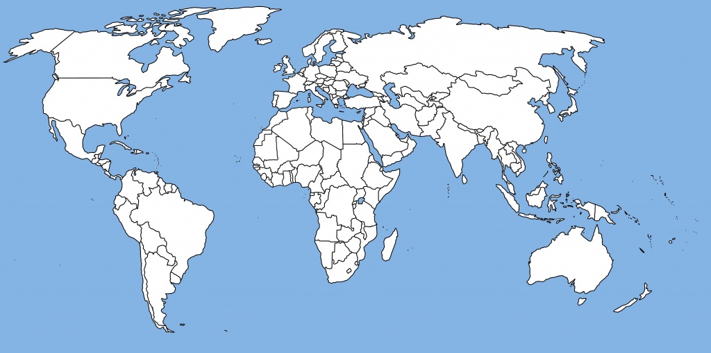 World Political Map Blank | Fysiotherapieamstelstreek - World Political Map Printable