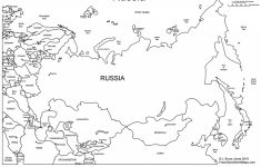 World Regional Printable, Blank Maps • Royalty Free, Jpg - Blank Russia Map Printable